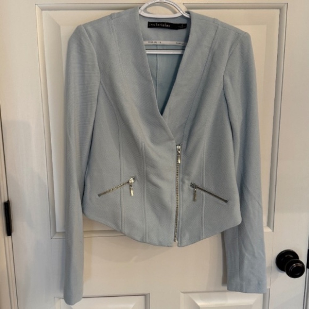 Iris Setlakwe Crop Zipper front Jacket 31189